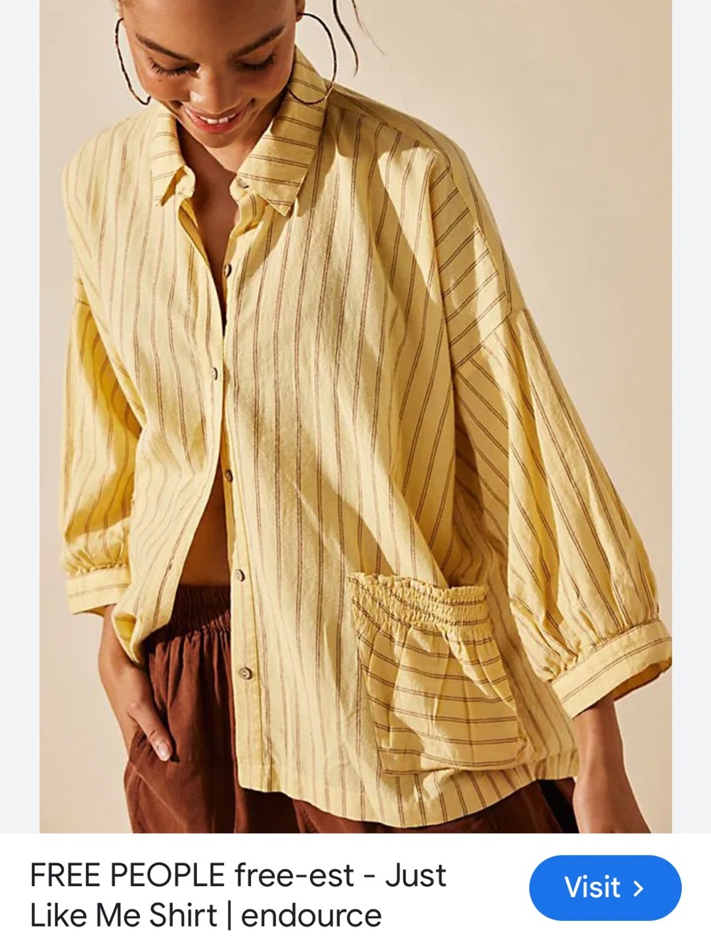 Free People Just Like Me shirt